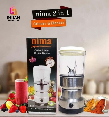Picture of Nima 2 In 1 Electric Grinder and Blander - 150W - Silver - Imran Fashion Hut