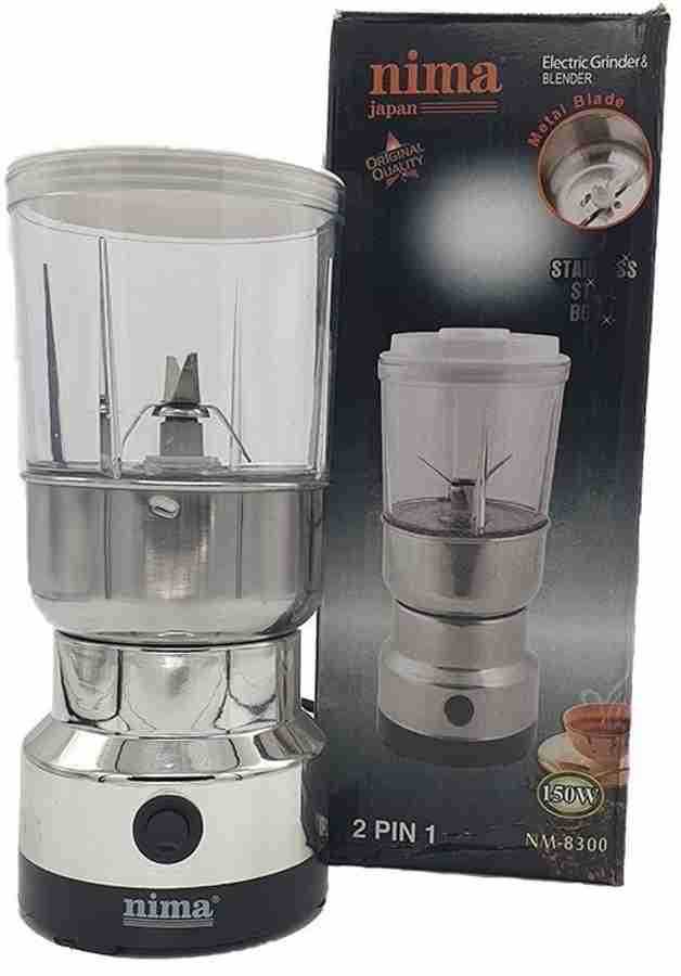 Picture of Nima 2 In 1 Electric Grinder and Blander - 150W - Silver - Imran Fashion Hut