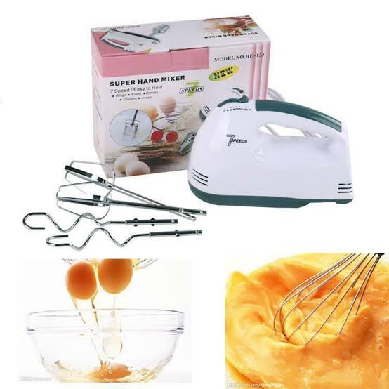 Picture of Scarlett - Electric Egg Beater and Mixer for Cake Cream - White and Black Imran Fashion Hut