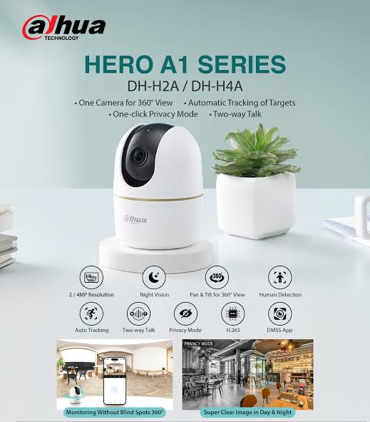 Picture of Dahua 2MP WiFi Camera Hero A1 | 1080P | Two Way Talk Dome IP Camera - Imran Fashion Hut