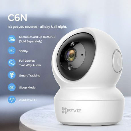 Picture of Hikvision EZVIZ C6N 1080p Indoor Pan Tilt Wifi Security Camera - 360° Coverage, Auto Motion Tracking, and Clear 30ft Night Vision Imran Fashion Hut