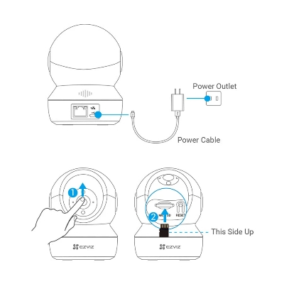 Picture of Ezviz C6N 1080P 360 With Smart Ir,Wifi 2.4G Auto Motion Tracking Wifi Security Camera Imran Fashion Hut