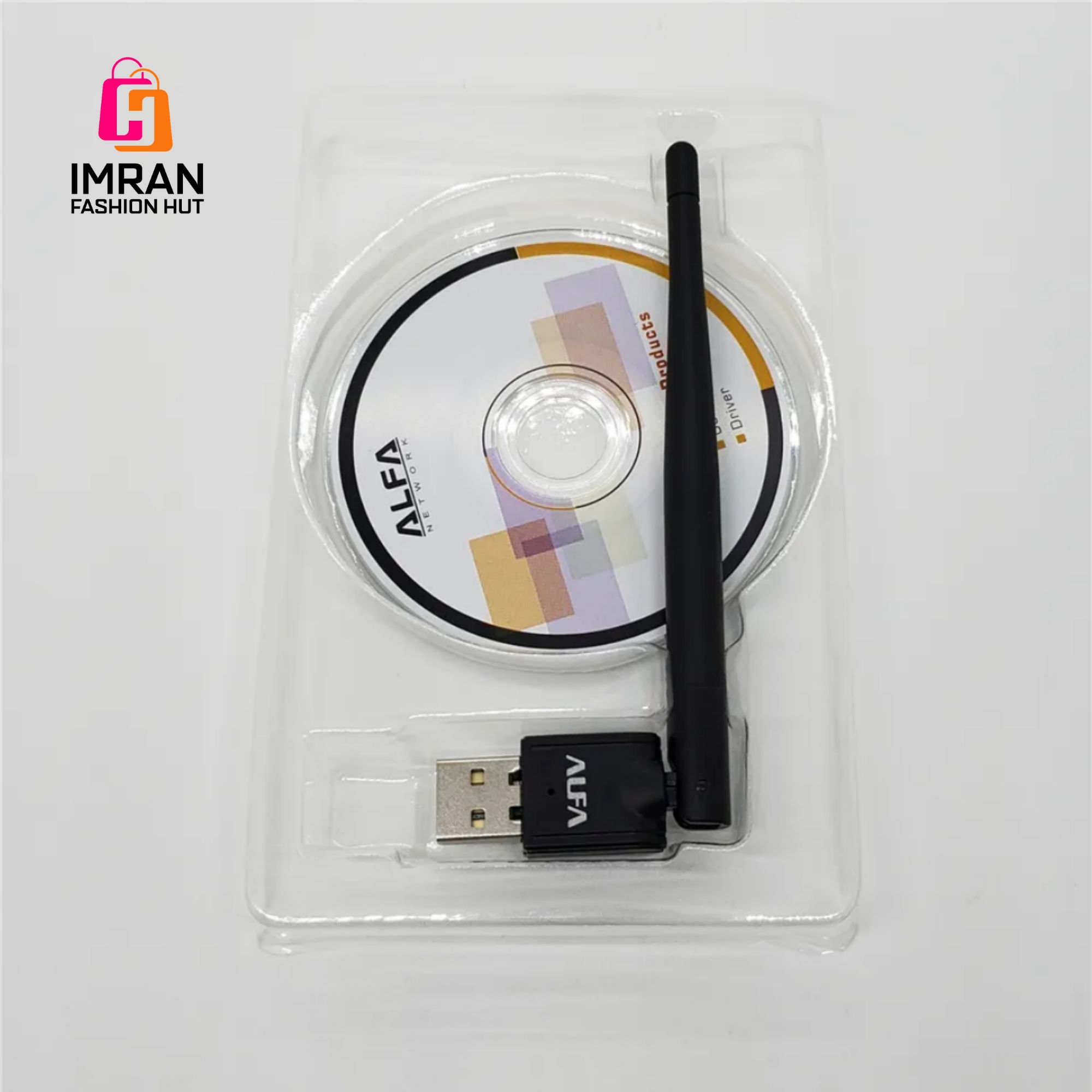 Picture of Alfa W116 Net WiFi Fixed 3DBi Hifh Gain Long range Antenna Wireless-N USB Adapter - Imran Fashion Hut