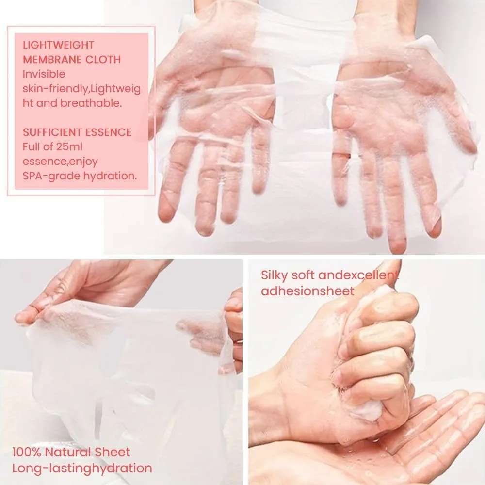 Picture of BIOAQUA plant fruit mask hydrating moisturizing skin color skin care face Sheet Mask- 25g/Each