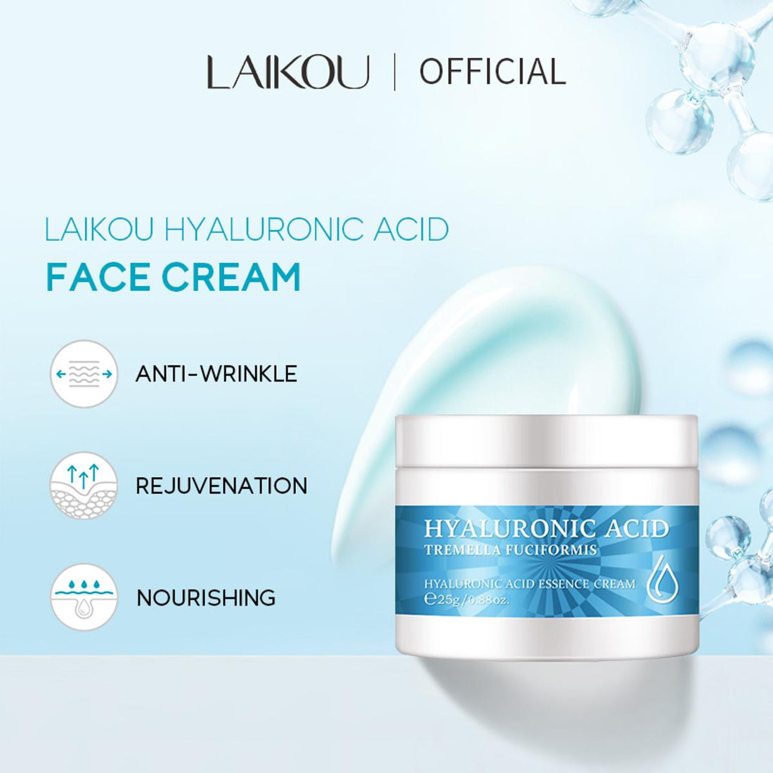 Picture of LAIKOU Hyaluronic Acid Essence Cream- 25g