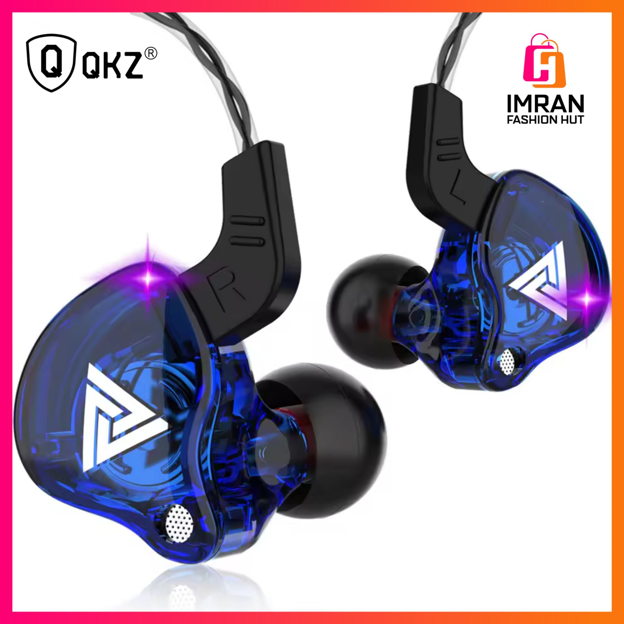 Picture of Original QKZ AK6 HiFi Wired EarphoneRace Sport Headphone Bass Stereo Noise Reduction Headset MusicEarbuds In Ear With Mic