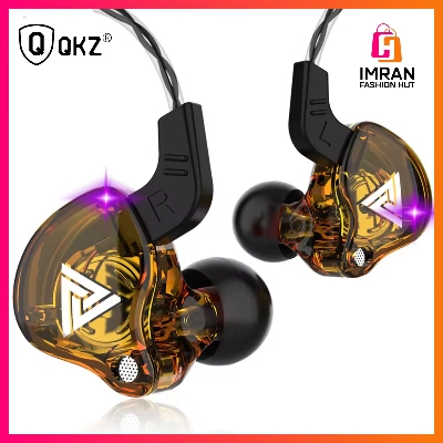 Picture of QKZ AK6 Universal 3.5mm HiFi Sport Headphones In Ear Earphone for Running with Microphone Headset Music Earbuds - Imran Fashion Hut