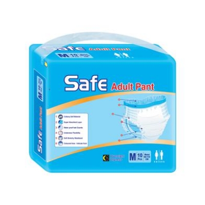 Picture of Safe Adult Pant System M 10PCS Diaper
