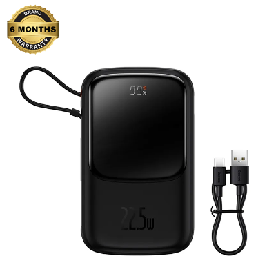 OS-Baseus Qpow Pro+ Digital Display Fast Charge Power Bank 20000mAh 22.5W Type-C Edition Cluster Black AR Trading Official Storeonline shop bangladeshothoba.com