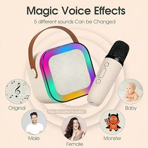 Picture of K12 Bluetooth Speaker with Mini Wireless Karaoke