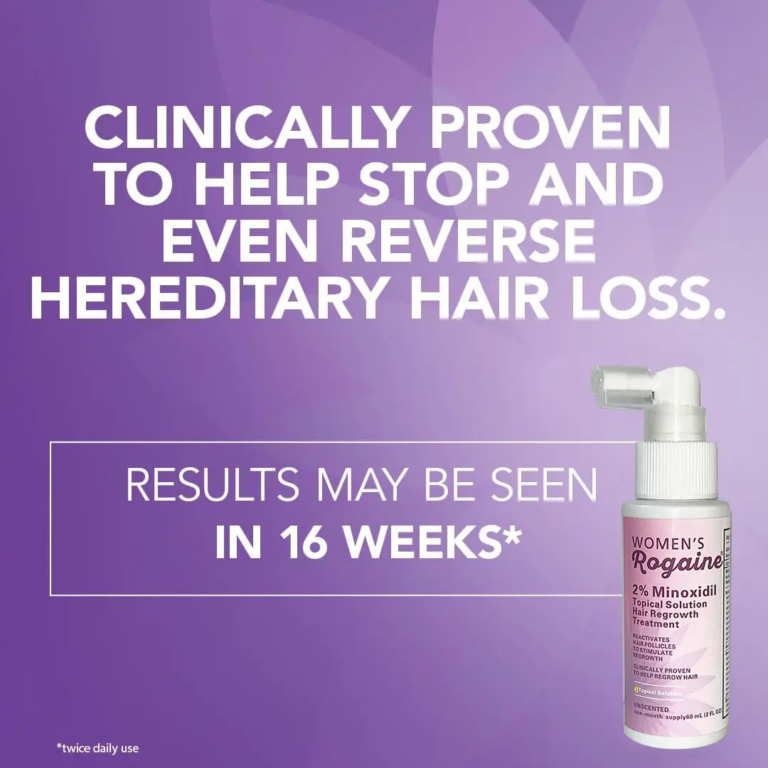 Picture of Regaine Women Minoxidil For Female Hair Loss & Regrowth Scalp Solution with Minoxidil, 60 ml - 1 Month Supply