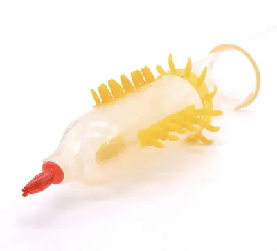 Picture of Spike Shape Dotted Climax Extra time Type C Condoms For Men - 1pc