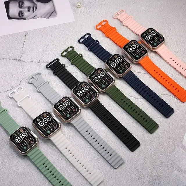 Picture of New LED P8 Digital Band Fashion Sports Digital LED Electronic Watch