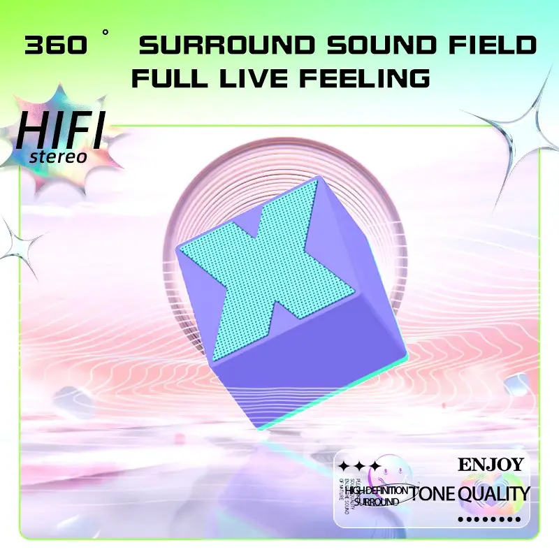 Picture of X1 Wireless Bluetooth Speaker Music Stereo Portable Surround Mini USB Outdoor Subwoofer Speaker Audio Player Speaker