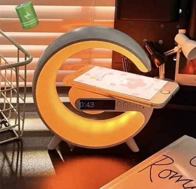 Picture of G63 Bluetooth Speaker RGB Lights Bluetooth Speaker Light Rhythm Ambient Lamp Music Lights for Computer Desktop Décor