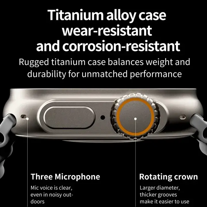 Picture of T900 Plus Smart Watch for Men Women, 2.09" Infinity Display Full Touch Bluetooth Call Sports Sleeping Monitoring Smartwatch