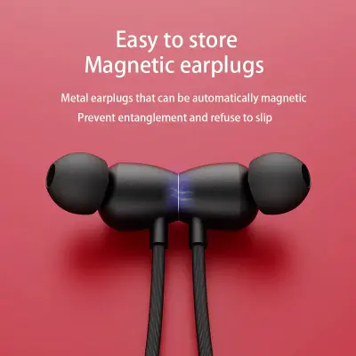 Picture of CNB04 Wireless Sports Neckband Bluetooth Earphones Earbuds Waterproof Noise Cancelling Stereo Touch Headphones