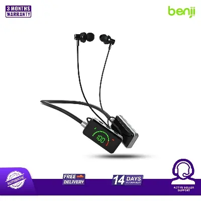 Picture of CNB05 Wireless Neckband Headphones Bluetooth 5.3 Earphones with 10mm Drivers TF Card Support Type-C Fast Charging Sweatproof Sport Earbuds