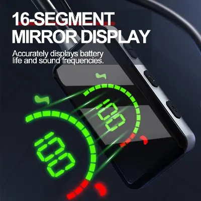 Picture of CNB05 Wireless Neckband Headphones Bluetooth 5.3 Earphones with 10mm Drivers TF Card Support Type-C Fast Charging Sweatproof Sport Earbuds