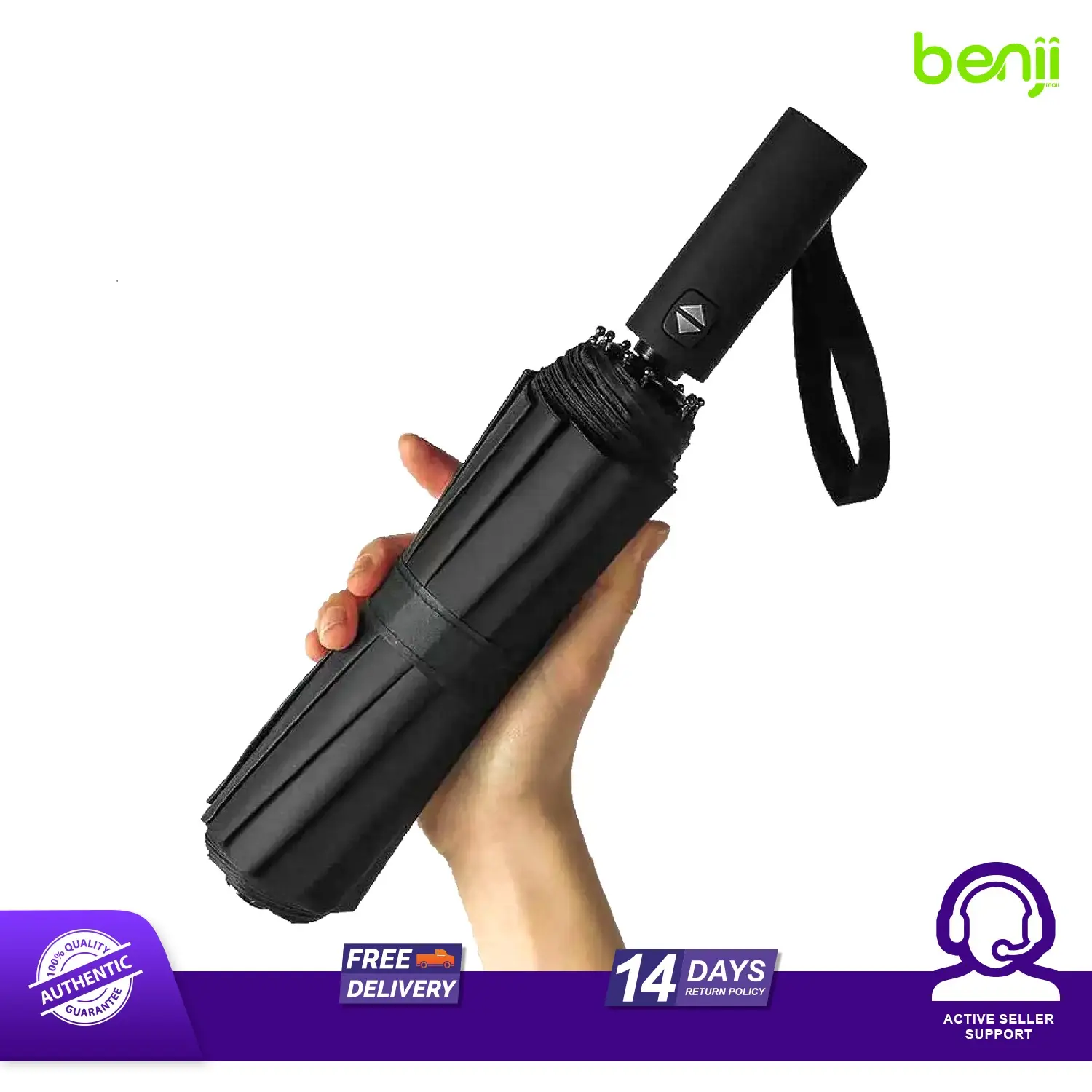 Picture of 12 Ribs Heavy Duty BMW Umbrellas For Rain Windproof Automatic Open Umbrella Compact Extra Large Chhataa