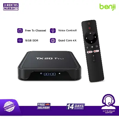 Picture of TX20 PRO Android TV Box 2025 Latest 12K Resolution 16GB RAM and 256GB ROM