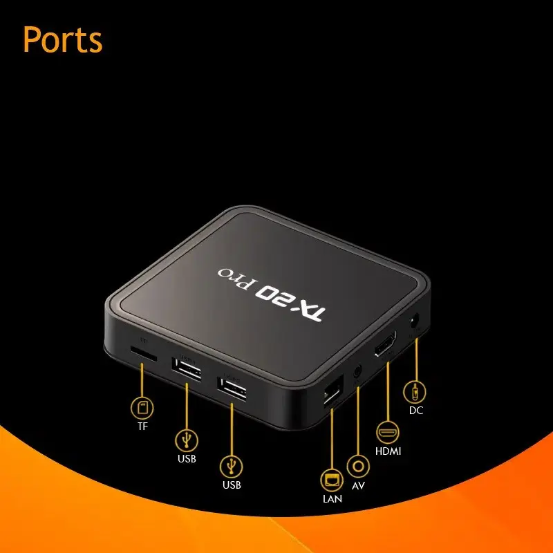 Picture of TX20 PRO Android TV Box 2025 Latest 12K Resolution 16GB RAM and 256GB ROM