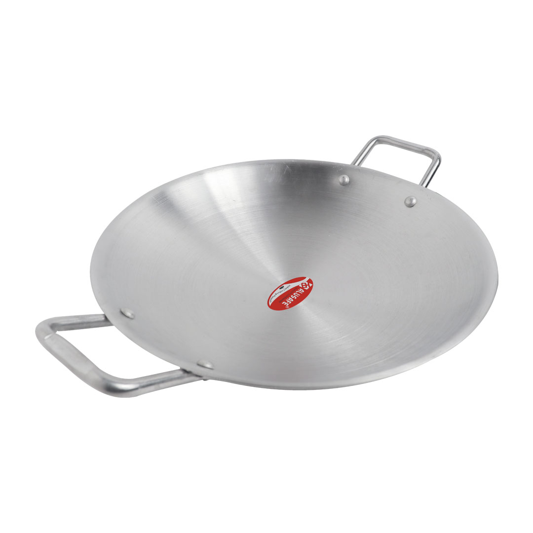 Picture of Alusafe Aluminium Flat Karhai 27 cm (27*6 cm)