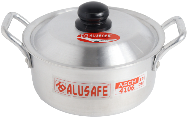 Picture of Alusafe Aluminium Casserole with lid 19 cm (19*09 cm)