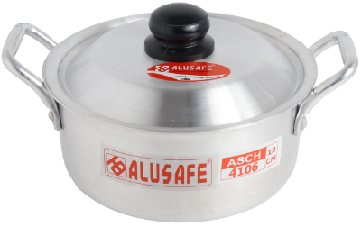 Picture of Alusafe Aluminium Casserole with lid 19 cm (19*09 cm)