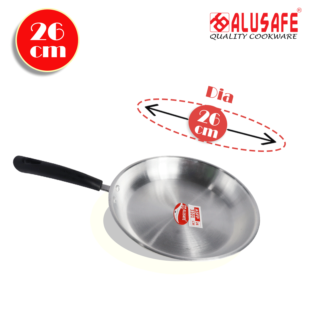 Picture of Alusafe Aluminium Fry pan 26 cm (26*5 cm)