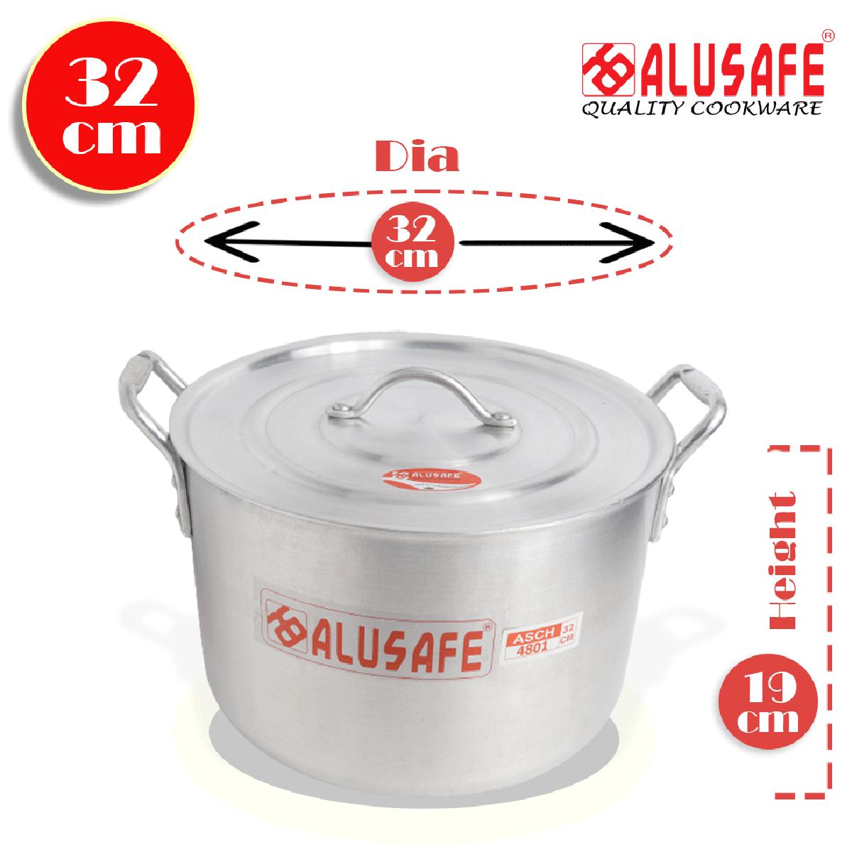 Picture of Aluminium Spacial Casseroll With Aluminium Lid  32 cm (32x19 cm)