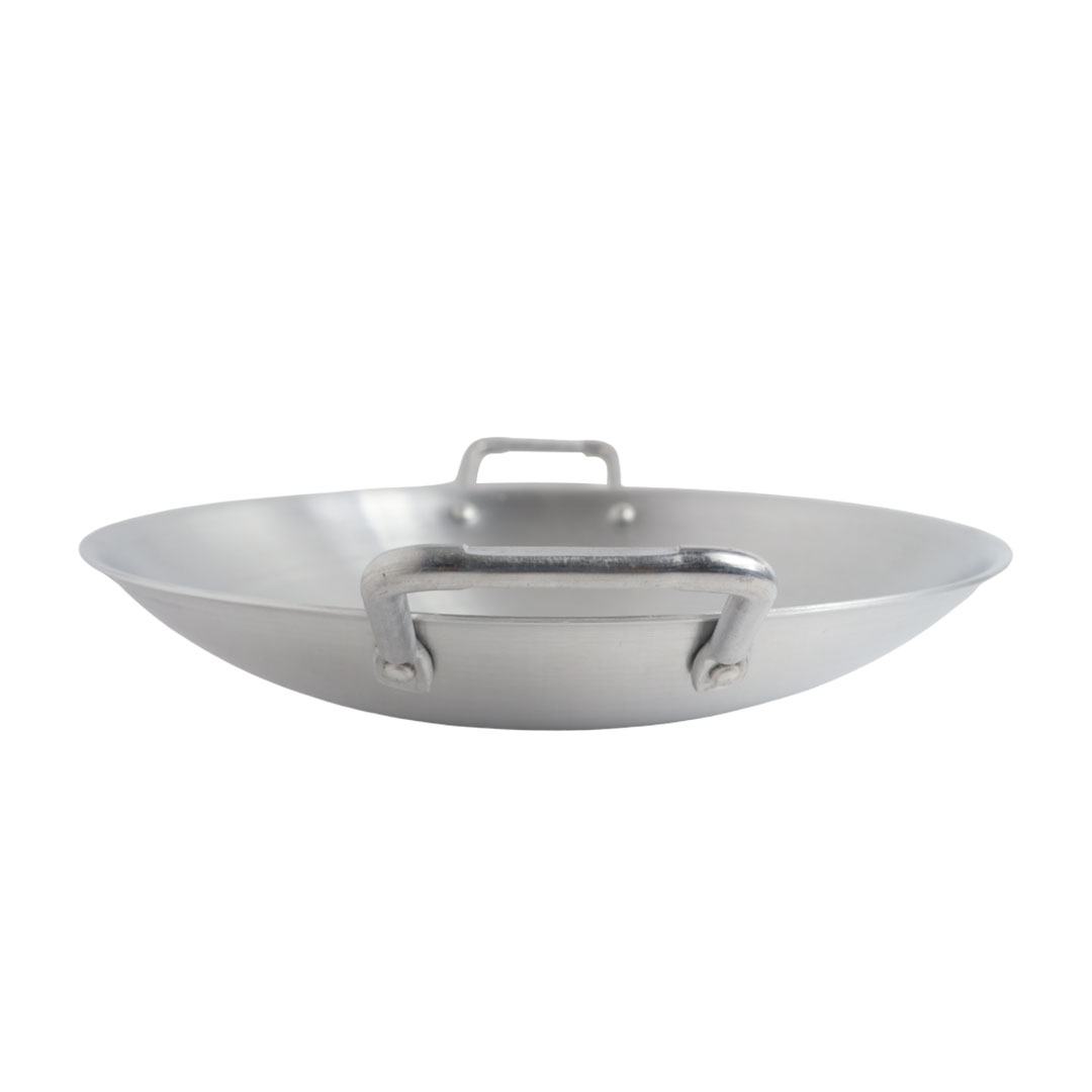 Picture of Alusafe Aluminium Flat Karhai 30 cm (30*6 cm)