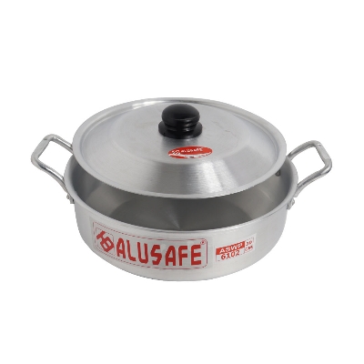 Picture of Alusafe Aluminum Wokpan with Lid (28*9 CM)