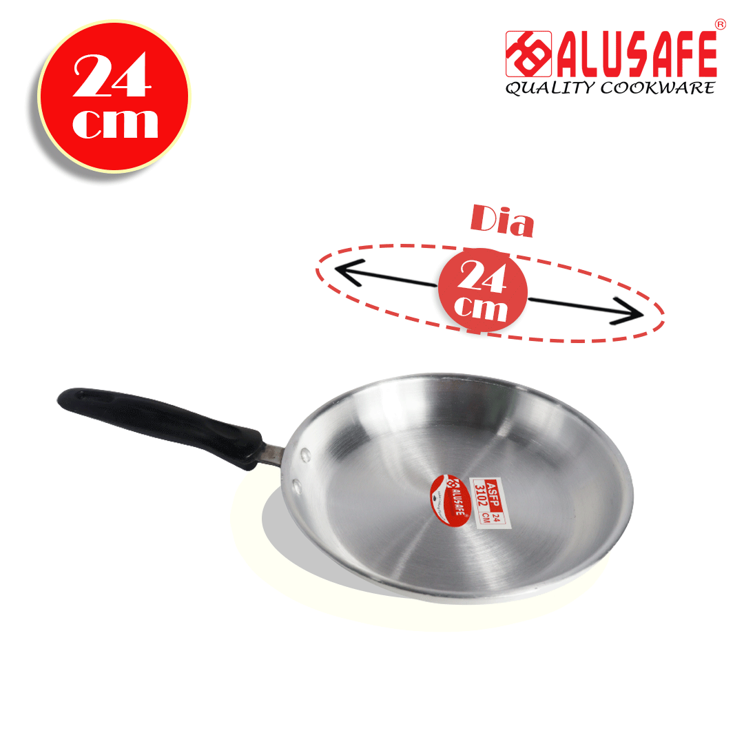 Picture of Alusafe Aluminium Fry pan 24 cm (24*4 cm)