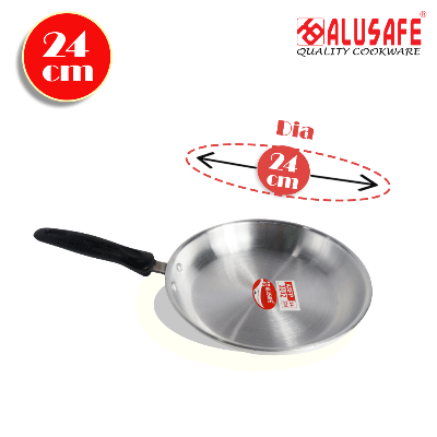 Picture of Alusafe Aluminium Fry pan 24 cm (24*4 cm)