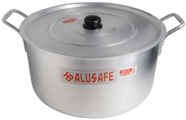 Picture of Alusafe Aluminium Casserole with lid 43 cm (43*23 cm)