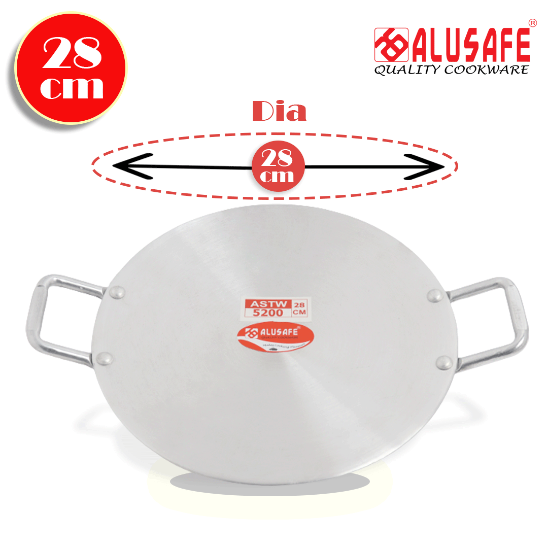 Picture of Alusafe Aluminium Tawa 28 cm (28*3 cm)