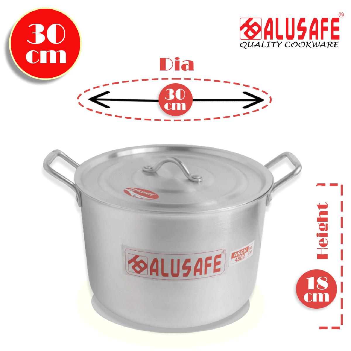 Picture of Aluminium Special Casseroll With Aluminium Lid 30 cm (30x18 cm)