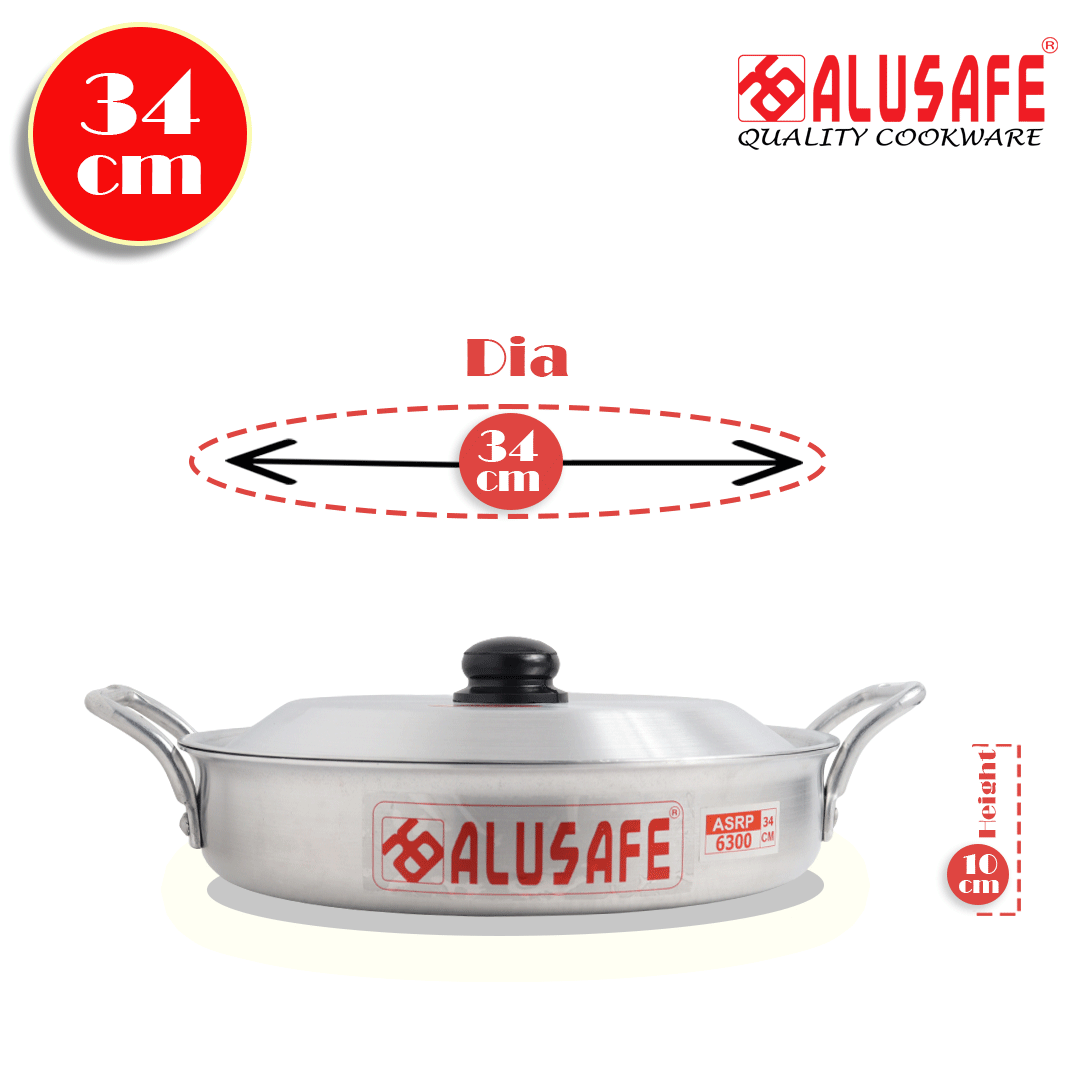 Picture of Alusafe Aluminum  Roast Pan with Lid (34*8 CM)