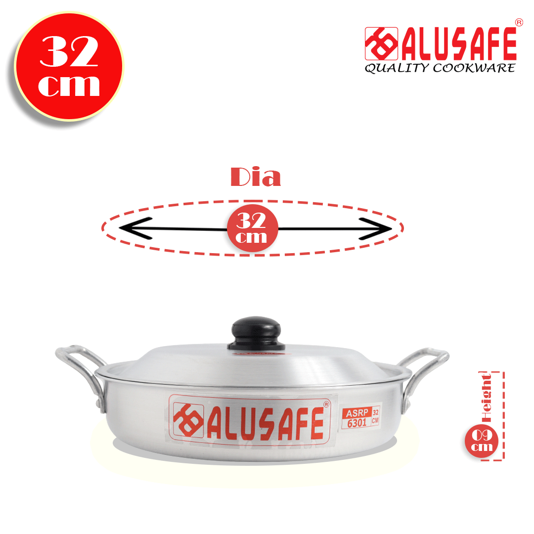 Picture of Alusafe Aluminum  Roast Pan with Lid (32*7 CM)
