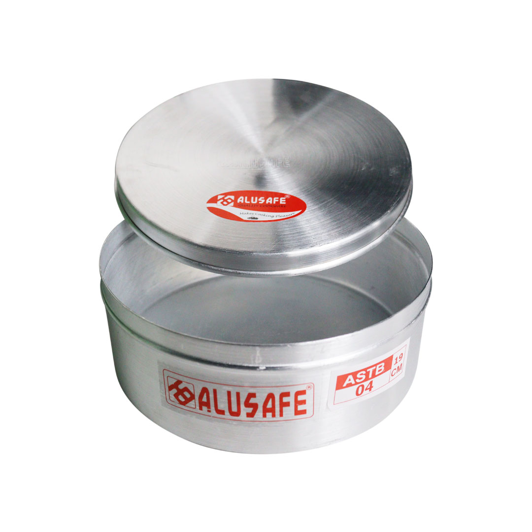 Picture of Alusafe Aluminum Pudding Box With Lid 17*7 Cm - Perfect For Dessert Delights- Keep Your Treats Fresh And Delicious