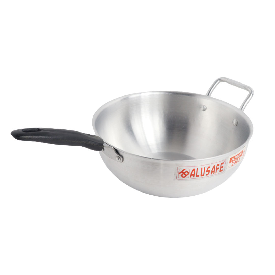 Picture of Alusafe Aluminum Long Handle Pan  25 Cm ( 25*07cm)