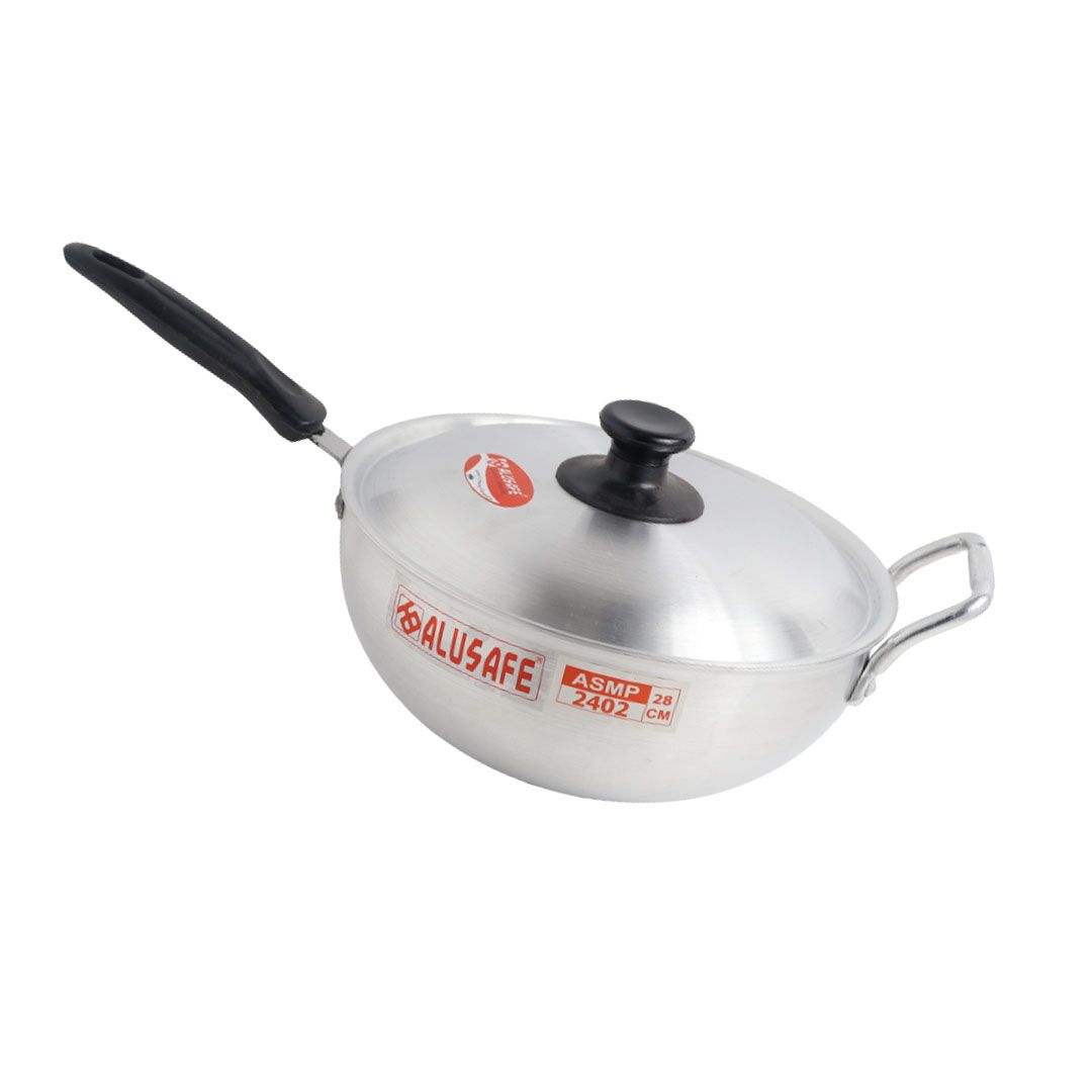 Picture of Alusafe Aluminum Long Handle Pan  28 CM ( 28* 08cm)