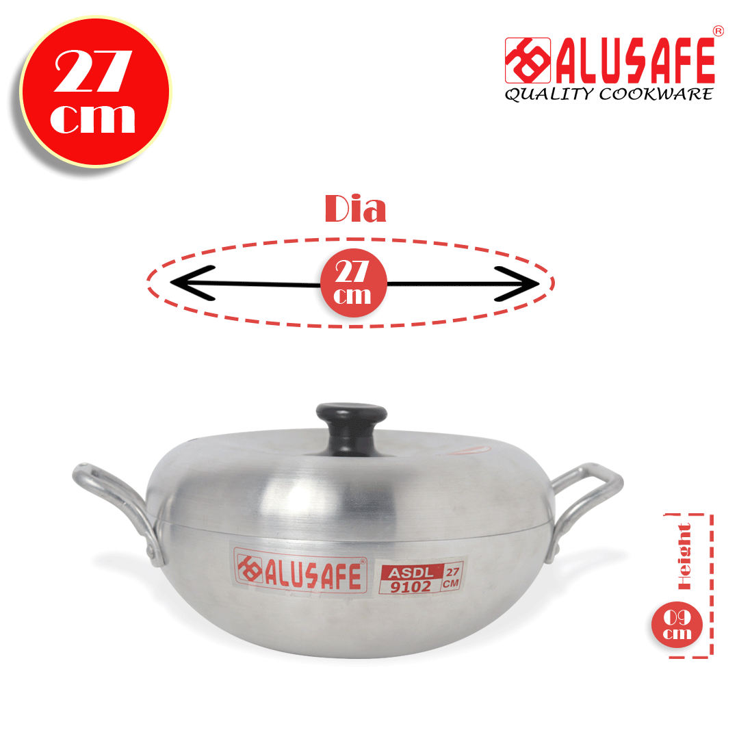 Picture of Alusafe Aluminium Delux Pan 27 cm (27*11 cm)