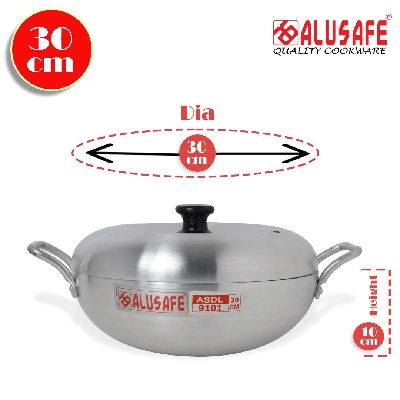 Picture of Alusafe Aluminium Delux Pan 30 cm (30*12 cm)