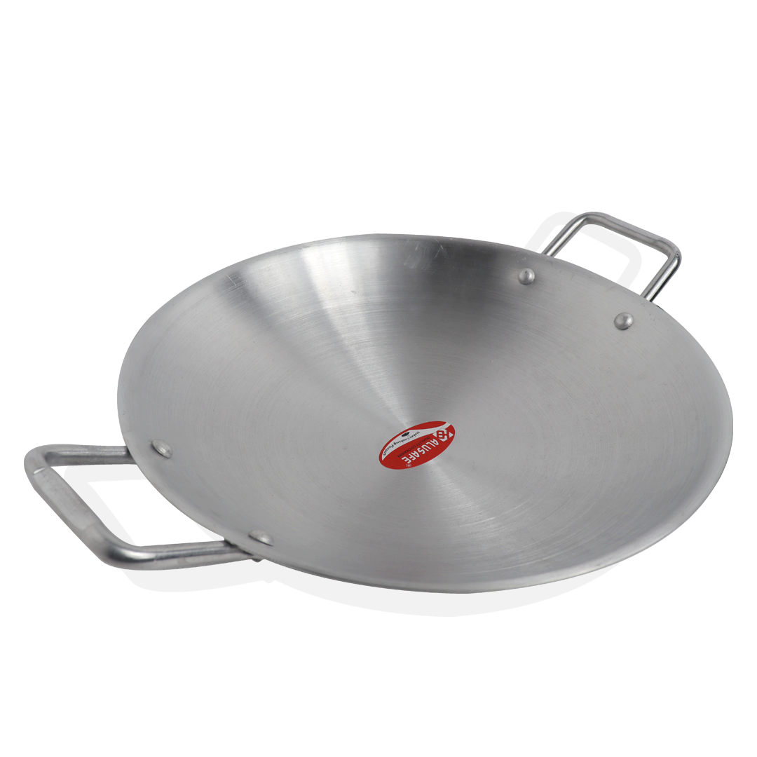 Picture of Alusafe Aluminium Flat Karhai 41 cm ( 41*9 cm)