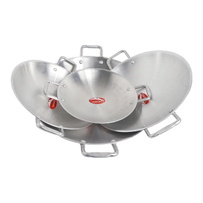 Picture of Alusafe Aluminium Flat Karhai 41 cm ( 41*9 cm)