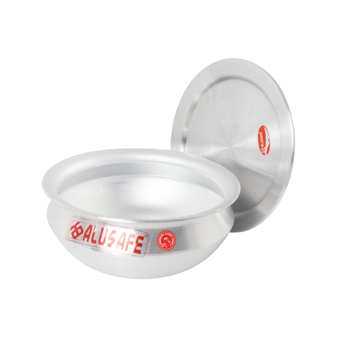 Picture of Alusafe Aluminium Tarkari Hari With Lid 17 Inch ( 43*19 cm)