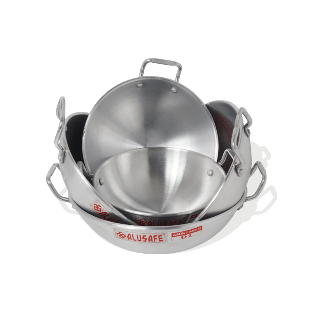 Picture of Alusafe Aluminium Handle Disco Karhai  32 cm( 32*11 cm)