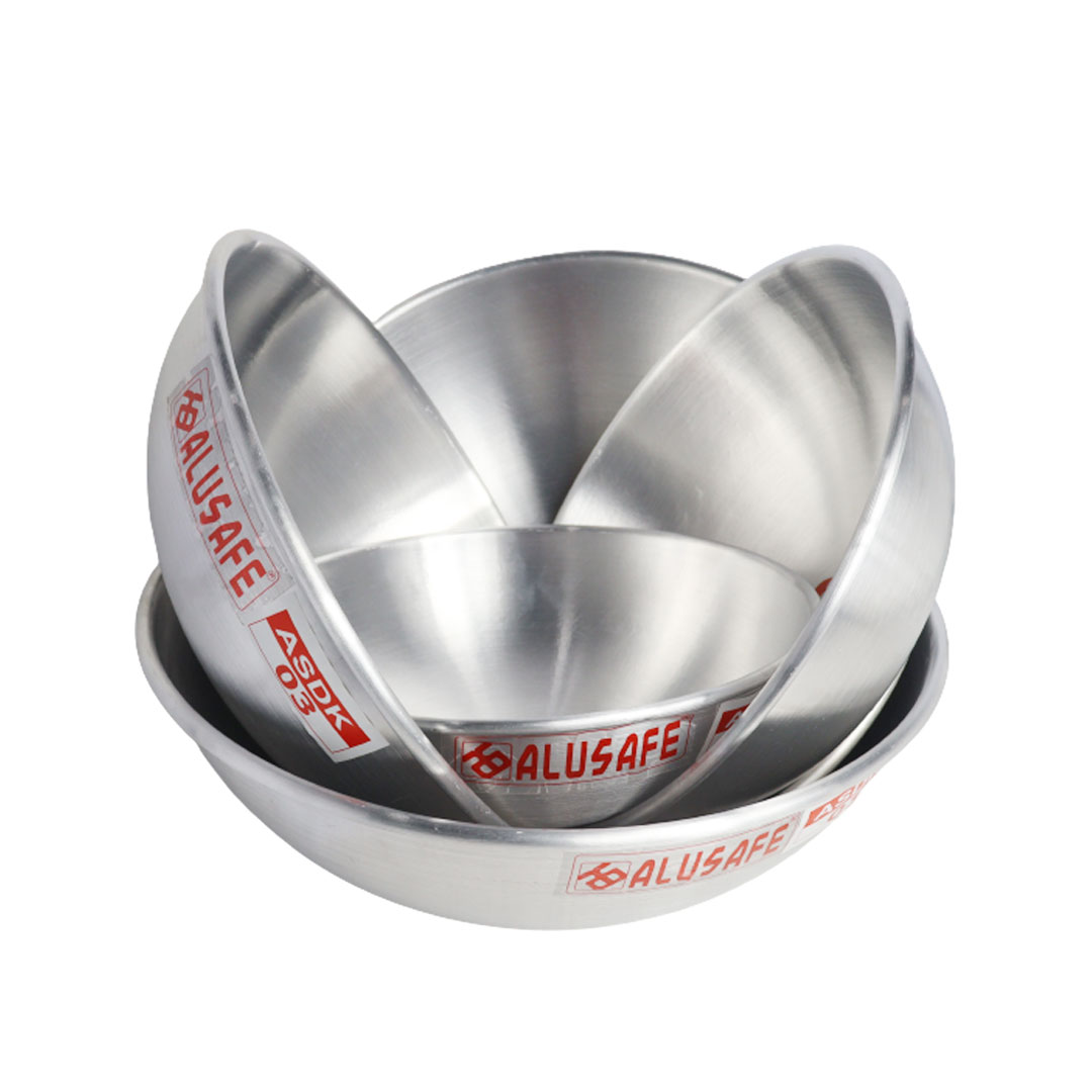 Picture of Alusafe Aluminium Disco Karhai 28 Cm( 28*09 Cm) - Cook Flavorful Curries And Stir-Fries With Alusafe Aluminium Disco Karhai